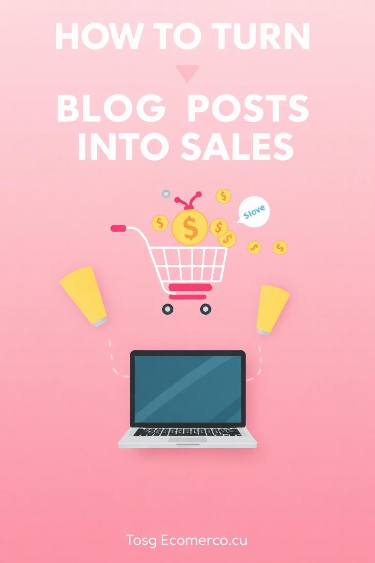 How To Turn Blog Posts Into Sales